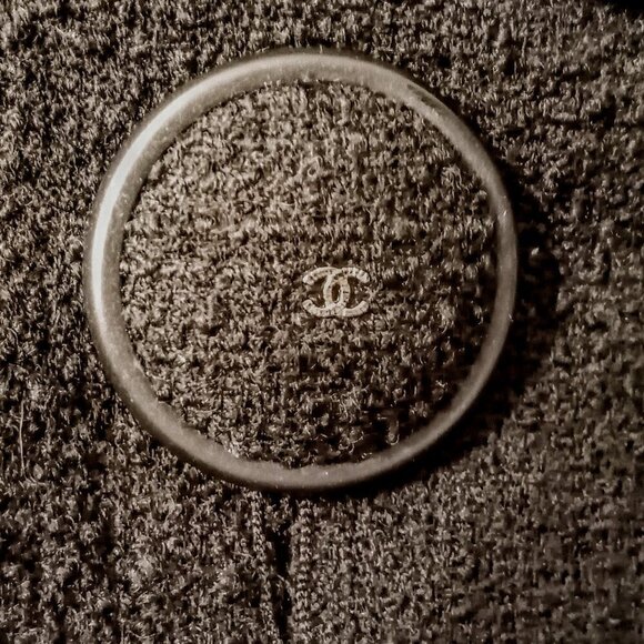 Chanel Fall 2015 Black Wool Tweed Silk Jacket - Picture 7 of 13